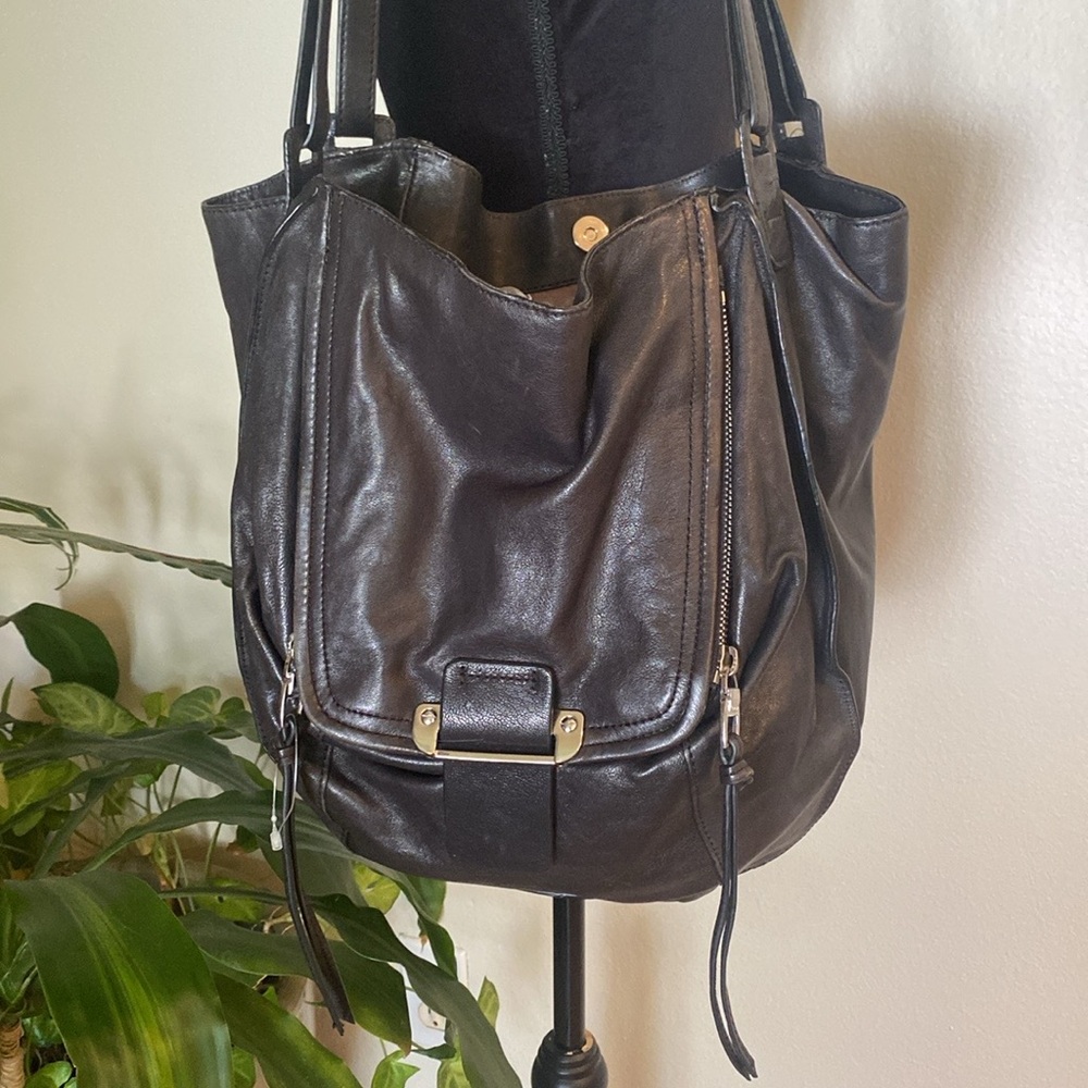 Kooba Black Soft Leather shoulder purse